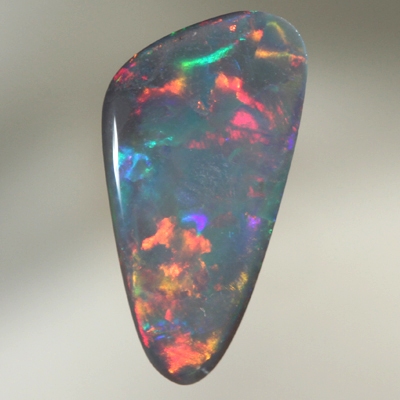 SOLID SEMI BLACK OPAL Full of bright crisp fire